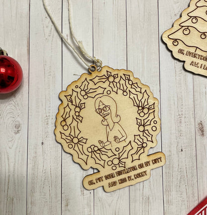 Bob's Burgers Christmas Ornament - Linda Belcher Christmas Ornament - Bob's Burgers Ornament