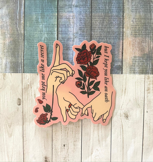All Too Well Sticker - Taylor Swift Sticker - Vinyl Sticker - Laptop Sticker