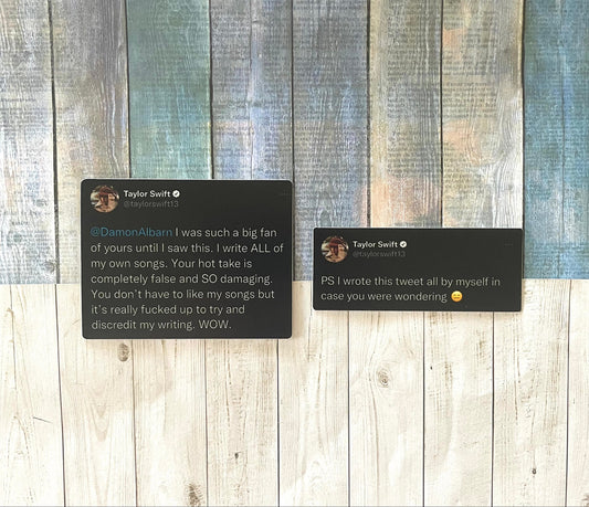 Tweet Sticker - Taylor Swift Sticker - Vinyl Sticker - Laptop Sticker - Water Bottle Sticker