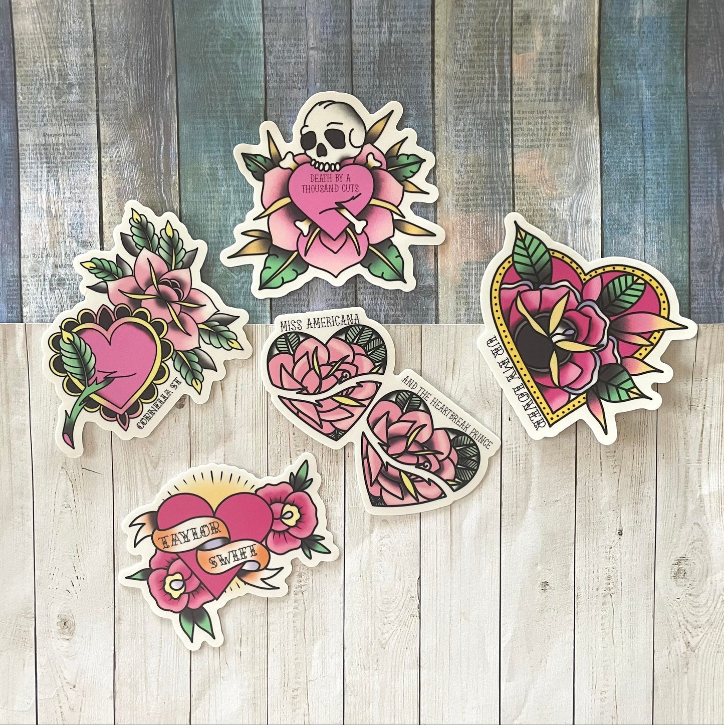 Lover Sticker - Tattoo Sticker - Vinyl Sticker - Laptop Sticker - Water Bottle Sticker