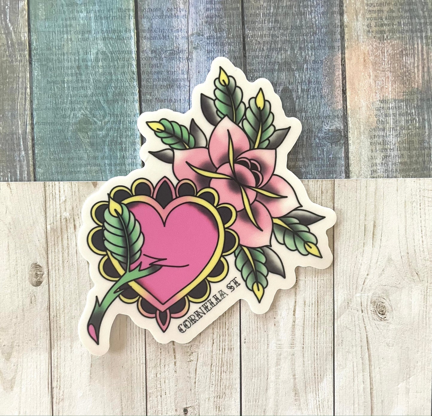 Lover Sticker - Tattoo Sticker - Vinyl Sticker - Laptop Sticker - Water Bottle Sticker