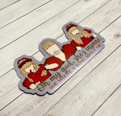 Taylor Swift Magnet - Red Magnet - Car Magnet - Fridge Magnet - Refrigerator Magnet