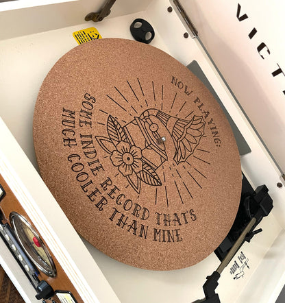 Taylor Swift Slip Mat - Vinyl Record Slip Mat - Cork Slip Mat  - Red Slip Mat - Taylor's Versoin Slip Mat - Vinyl Records