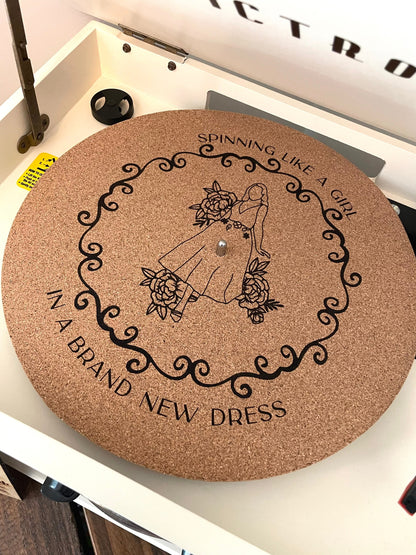 Taylor Swift Slip Mat - Vinyl Record Slip Mat - Cork Slip Mat - Red Slip Mat - Taylor's Versoin Slip Mat - Vinyl Records