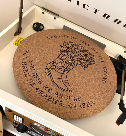 Taylor Swift Slip Mat - Vinyl Record Slip Mat - Cork Slip Mat  - Fearless Slip Mat - Taylor's Versoin Slip Mat