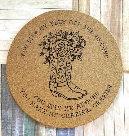 Taylor Swift Slip Mat - Vinyl Record Slip Mat - Cork Slip Mat  - Fearless Slip Mat - Taylor's Versoin Slip Mat